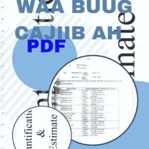 Quantification & Estimate Book